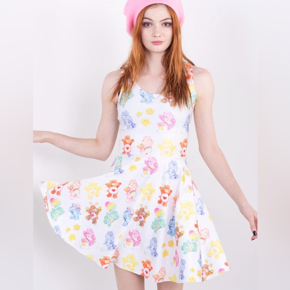 Living Dead Clothing Care Bears Skater Dress S Kawaii Pastel Rare